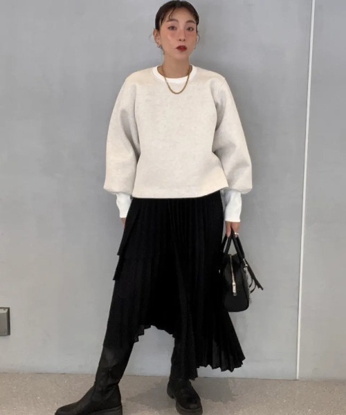 セール】(mici)PLEAT WRAP SKIRT（スカート）｜ROSE BUD（ローズバッド