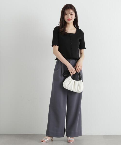 PROPORTION BODY DRESSING（プロポーションボディドレッシング）の「スウェットトラックパンツ / 1215130400（その他パンツ・レディース・ダークグレー/ベージュ・MEDIUM/SMALL）」の4枚目の写真