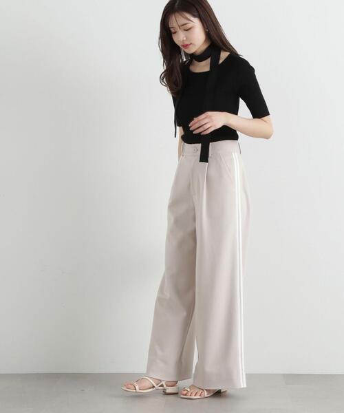 PROPORTION BODY DRESSING（プロポーションボディドレッシング）の「スウェットトラックパンツ / 1215130400（その他パンツ・レディース・ダークグレー/ベージュ・MEDIUM/SMALL）」の20枚目の写真