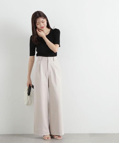 PROPORTION BODY DRESSING（プロポーションボディドレッシング）の「スウェットトラックパンツ / 1215130400（その他パンツ・レディース・ダークグレー/ベージュ・MEDIUM/SMALL）」の21枚目の写真