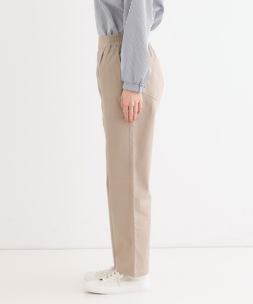 SHOO・LA・RUE(シューラルー)の「◆【洗える/S-3L】ストレッチで楽な穿き心地 綿イージーストレートパンツ(その他パンツ・レディース・ブラック/カーキ/ベージュ・01/02/03/04/05)」の17枚目の写真