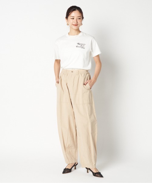 HELIOPOLE（エリオポール）の「MILITARY BALLOON PANTS（その他パンツ・レディース・オリーブ/ベージュ・36/38）」の14枚目の写真