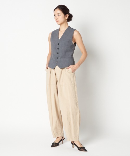 HELIOPOLE（エリオポール）の「MILITARY BALLOON PANTS（その他パンツ・レディース・オリーブ/ベージュ・36/38）」の16枚目の写真