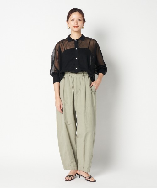 HELIOPOLE（エリオポール）の「MILITARY BALLOON PANTS（その他パンツ・レディース・オリーブ/ベージュ・36/38）」の18枚目の写真