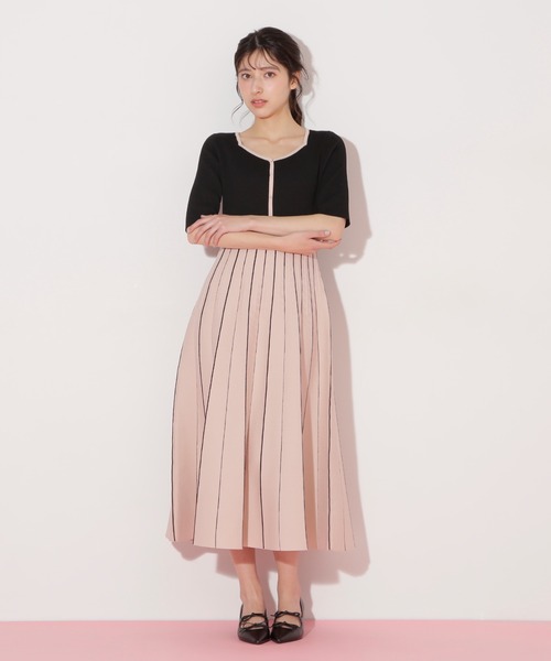 新品　ジルスチュアート　定価¥3万1900円　ロングワンピース　プリーツ 新品 ジルスチュアート 定価¥3万1900円 ロングワンピース