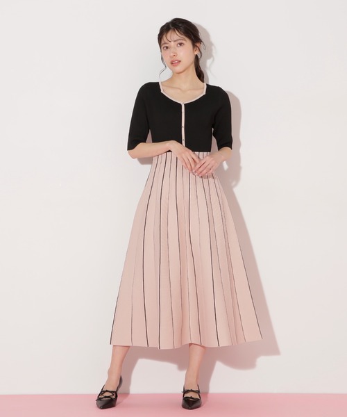 ジルバイジルスチュアート JILL by JILLSTUART ニットワンピース ◇ダブルカラーニットワンピース（ワンピース）｜JILL by JILL