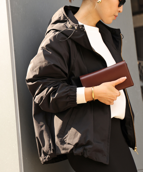ドゥーズィエムクラス　FULL ZIP フルジップブルゾン ブラック Deuxieme Classe FULL ZIP フルジップブルゾン ブラック