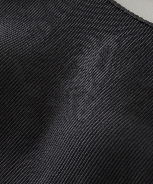 BABYLONE(バビロン)の「【洗濯可】カップ付き5分袖プルオーバー(Tシャツ/カットソー・レディース・チャコール/ホワイト/ブラック・フリー)」の8枚目の写真