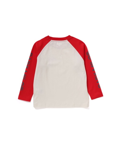 BABY MILO RAGLAN LS TEE（Tシャツ/カットソー）｜A BATHING APE（ア