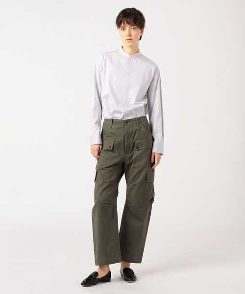 TOMORROWLAND （トゥモローランド）の「Jamie Haller THE FATIGUE パンツ（カーゴパンツ・レディース・ダークグリーン・4/2/0）」の2枚目の写真