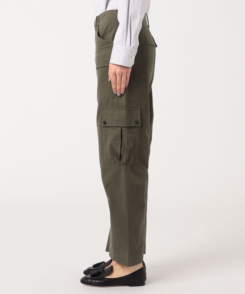 TOMORROWLAND （トゥモローランド）の「Jamie Haller THE FATIGUE パンツ（カーゴパンツ・レディース・ダークグリーン・4/2/0）」の4枚目の写真