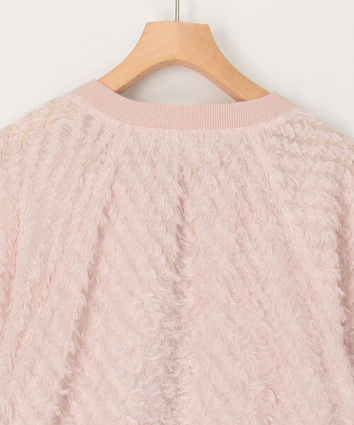 MICO COULIER(ミコクリエ)の「立体ジャガードZIPシャツブルゾン(ブルゾン・レディース・ベビーピンク/ブラック/キナリ・38)」の22枚目の写真