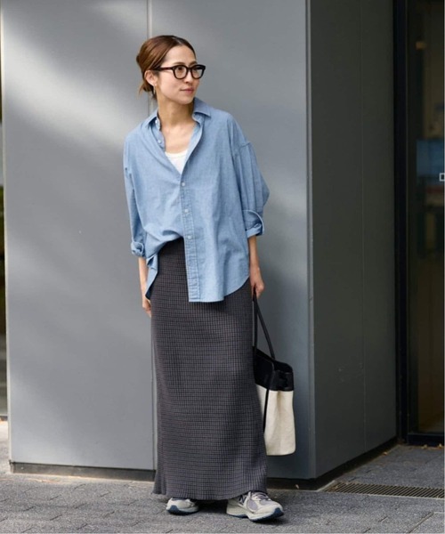 FRAMeWORK(フレームワーク)の「≪追加≫ダンガリーシャツ3(シャツ/ブラウス・レディース・サックスブルー・FREE)」の9枚目の写真