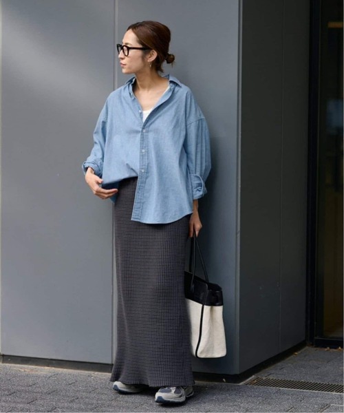 FRAMeWORK(フレームワーク)の「≪追加≫ダンガリーシャツ3(シャツ/ブラウス・レディース・サックスブルー・FREE)」の10枚目の写真