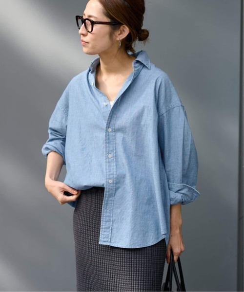 FRAMeWORK(フレームワーク)の「≪追加≫ダンガリーシャツ3(シャツ/ブラウス・レディース・サックスブルー・FREE)」の13枚目の写真