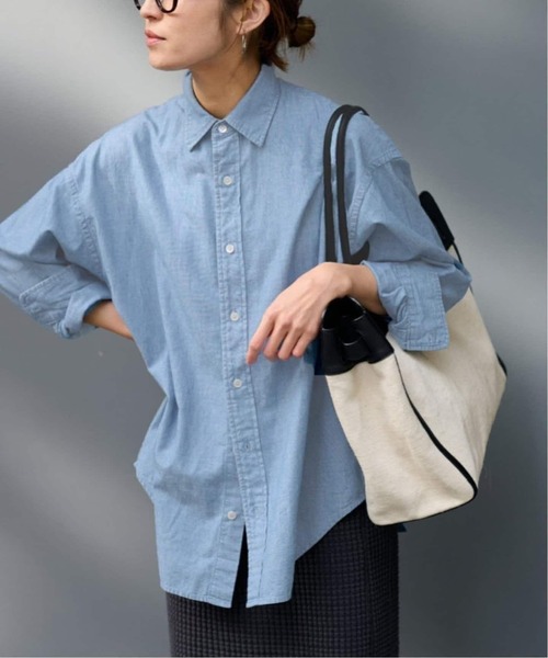 FRAMeWORK(フレームワーク)の「≪追加≫ダンガリーシャツ3(シャツ/ブラウス・レディース・サックスブルー・FREE)」の15枚目の写真