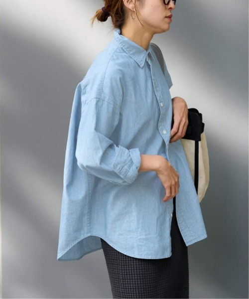 FRAMeWORK(フレームワーク)の「≪追加≫ダンガリーシャツ3(シャツ/ブラウス・レディース・サックスブルー・FREE)」の16枚目の写真