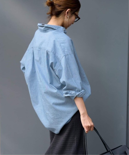 FRAMeWORK(フレームワーク)の「≪追加≫ダンガリーシャツ3(シャツ/ブラウス・レディース・サックスブルー・FREE)」の17枚目の写真