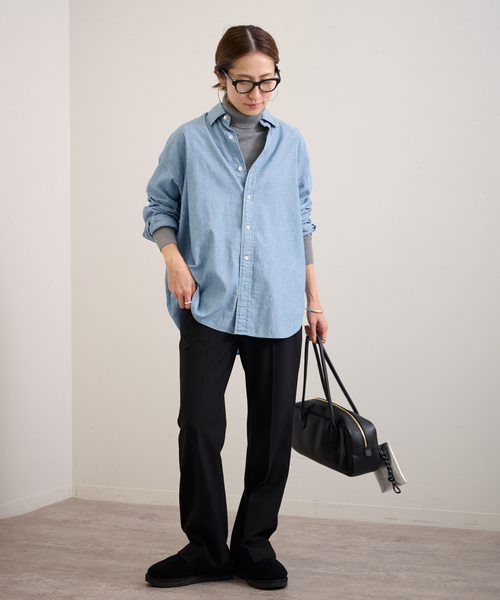 FRAMeWORK(フレームワーク)の「≪追加≫ダンガリーシャツ3(シャツ/ブラウス・レディース・サックスブルー・FREE)」の18枚目の写真