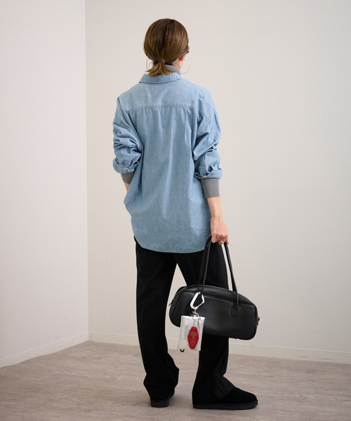 FRAMeWORK(フレームワーク)の「≪追加≫ダンガリーシャツ3(シャツ/ブラウス・レディース・サックスブルー・FREE)」の20枚目の写真