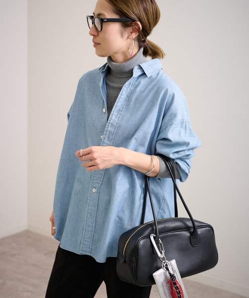 FRAMeWORK(フレームワーク)の「≪追加≫ダンガリーシャツ3(シャツ/ブラウス・レディース・サックスブルー・FREE)」の22枚目の写真