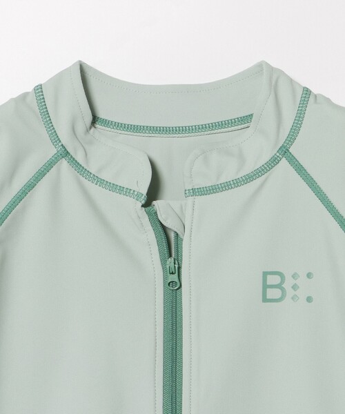 BEAMS mini（ビームスミニ）の「UV ジップ ラッシュガード 2025SS（100～130cm）（ラッシュガード・キッズ・オレンジ/ミント・S(100～110)/M(110～120)/L(120～130)）」の7枚目の写真