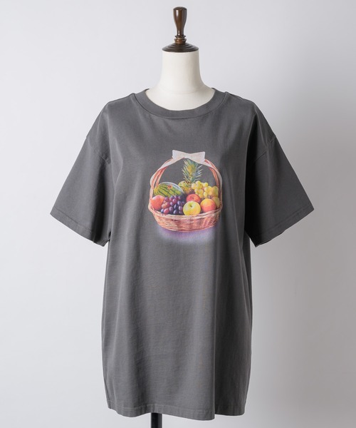 yae(ヤエ)の「Original graphic T-shirts / オリジナルグラフィックTシャツ(Tシャツ/カットソー・レディース・グレー/ホワイト・FREE)」の11枚目の写真
