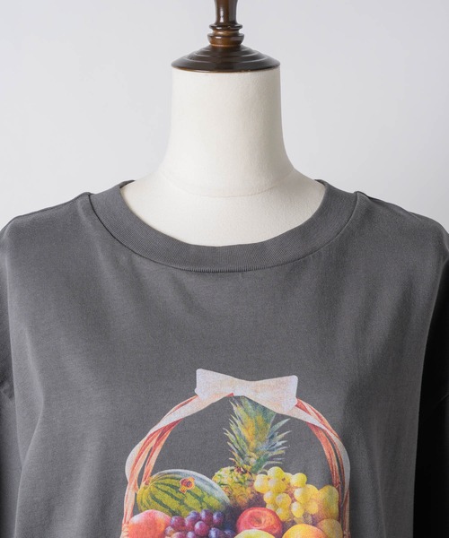 yae(ヤエ)の「Original graphic T-shirts / オリジナルグラフィックTシャツ(Tシャツ/カットソー・レディース・グレー/ホワイト・FREE)」の14枚目の写真