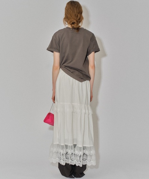 yae(ヤエ)の「Original graphic T-shirts / オリジナルグラフィックTシャツ(Tシャツ/カットソー・レディース・グレー/ホワイト・FREE)」の4枚目の写真