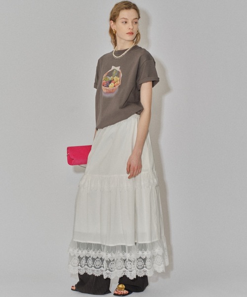 yae(ヤエ)の「Original graphic T-shirts / オリジナルグラフィックTシャツ(Tシャツ/カットソー・レディース・グレー/ホワイト・FREE)」の6枚目の写真