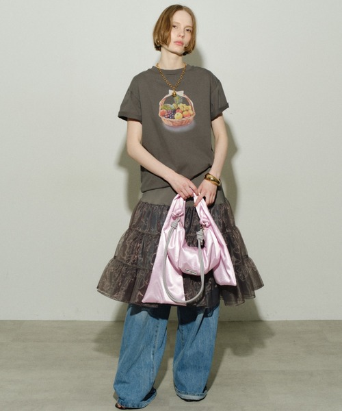 yae(ヤエ)の「Original graphic T-shirts / オリジナルグラフィックTシャツ(Tシャツ/カットソー・レディース・グレー/ホワイト・FREE)」の21枚目の写真