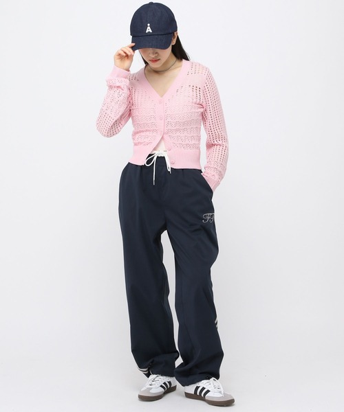 3.3 Field Trip （3.3フィールドトリップ）の「3.3 Field Trip／ミディ丈メッシュニットカーディガン（カーディガン/ボレロ・レディース・グレー/ピンク/イエロー・FREE）」の10枚目の写真