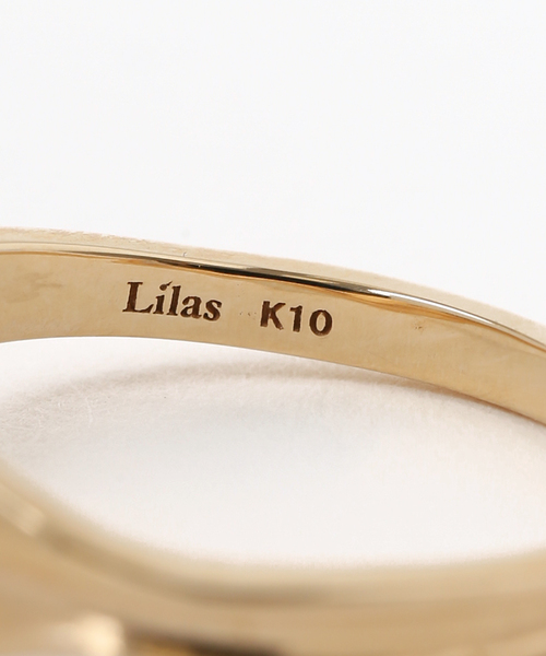 Lilas(リラ)の「ユラギワイドリング K10(リング・レディース・ゴールド・11/13/15 )」の7枚目の写真