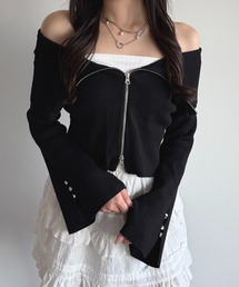 オフショルリブトップス【ZOZOTOWN限定アイテム 】