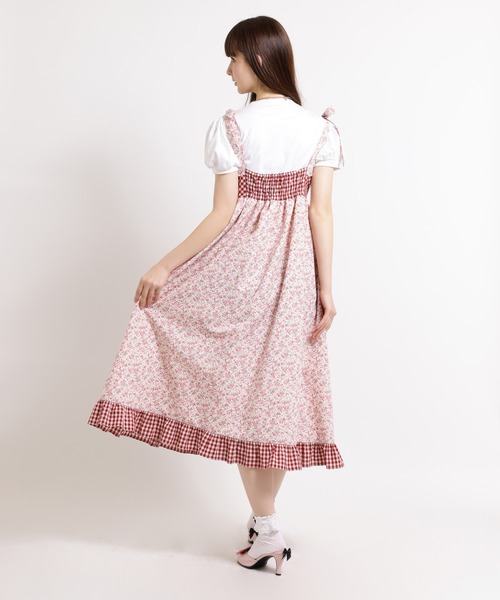 ミルク　MILK　ハートワンピース　黒×ピンク MILK（ミルク）の「Dream ハート ワンピース（ワンピース）」 - WEAR