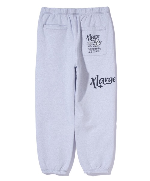 XLARGE（エクストララージ）の「COMMUNITY SPIRIT SWEATPANTS（スウェットパンツ・メンズ・アッシュ/ネイビー/ブラック・S/M/L/XL）」の4枚目の写真