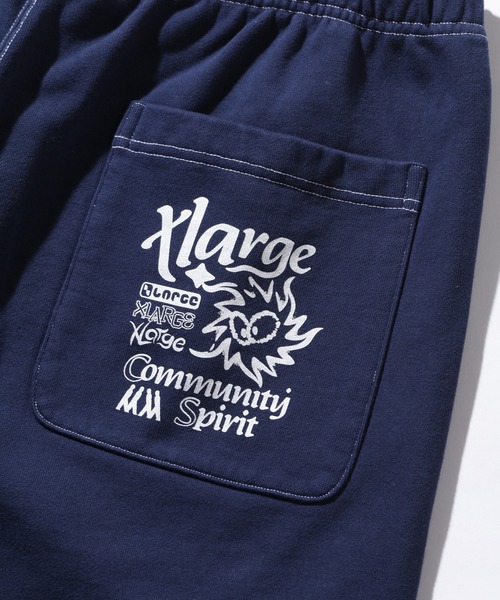 XLARGE（エクストララージ）の「COMMUNITY SPIRIT SWEATPANTS（スウェットパンツ・メンズ・アッシュ/ネイビー/ブラック・S/M/L/XL）」の8枚目の写真