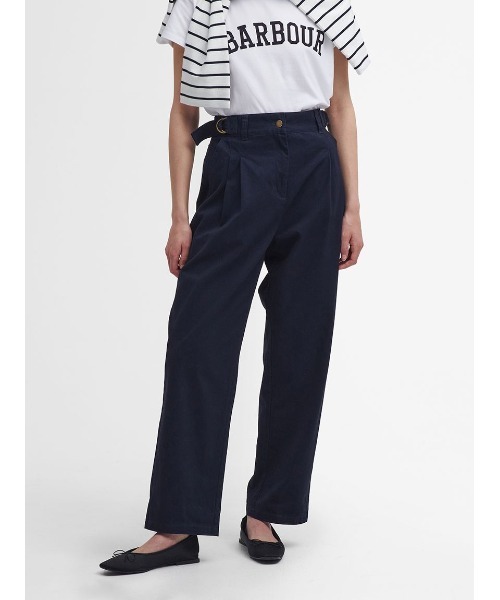 Barbour(バブアー)の「Amber テーパードパンツ(その他パンツ・レディース・ネイビー/クリーム/グリーン・8/10)」の3枚目の写真