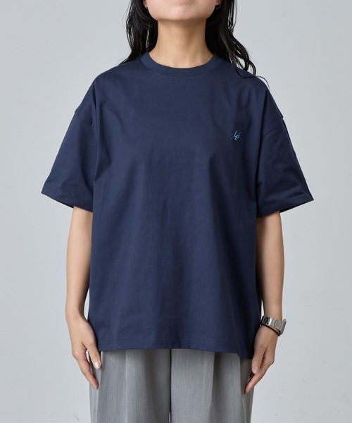 COLONY 2139(コロニートゥーワンスリーナイン)の「バックプリントTシャツ(Tシャツ/カットソー・レディース・ネイビー/グレー/オフホワイト・FREE)」の6枚目の写真