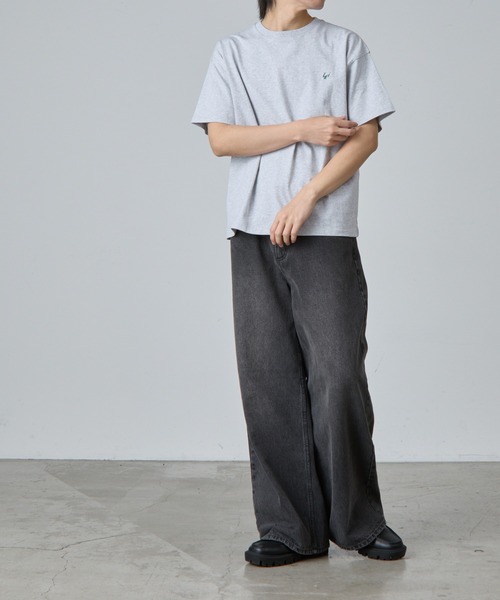 COLONY 2139(コロニートゥーワンスリーナイン)の「バックプリントTシャツ(Tシャツ/カットソー・レディース・ネイビー/グレー/オフホワイト・FREE)」の5枚目の写真