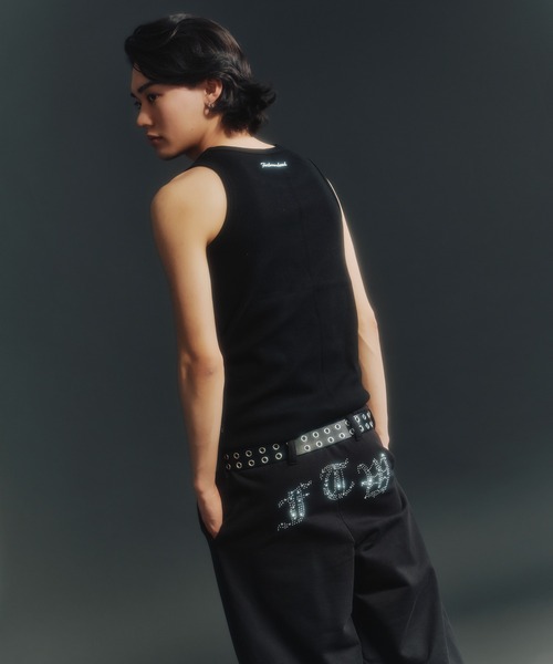 FTW(エフティダブリュー)の「RHINESTONE BELT LOOP SWEAT PANTS(スウェットパンツ・レディース・グレー/ブラック/ホワイト・SMALL/MEDIUM)」の17枚目の写真