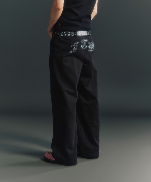 FTW(エフティダブリュー)の「RHINESTONE BELT LOOP SWEAT PANTS(スウェットパンツ・レディース・グレー/ブラック/ホワイト・SMALL/MEDIUM)」の20枚目の写真