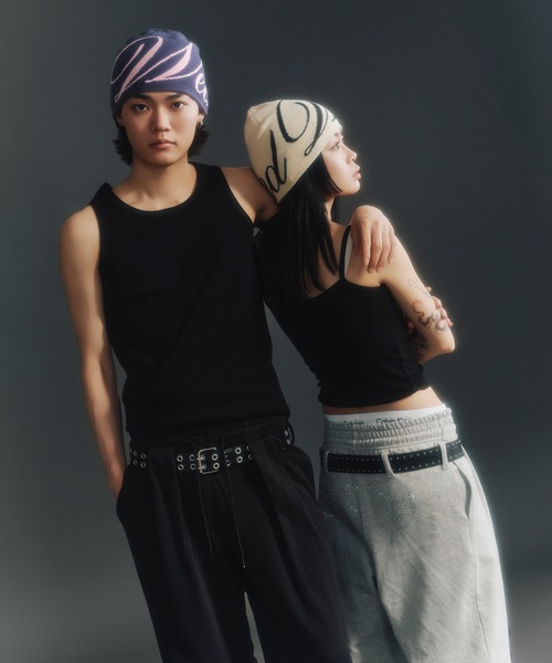 FTW(エフティダブリュー)の「RHINESTONE BELT LOOP SWEAT PANTS(スウェットパンツ・レディース・グレー/ブラック/ホワイト・SMALL/MEDIUM)」の14枚目の写真