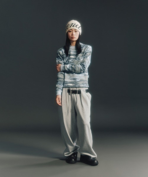 FTW(エフティダブリュー)の「RHINESTONE BELT LOOP SWEAT PANTS(スウェットパンツ・レディース・グレー/ブラック/ホワイト・SMALL/MEDIUM)」の7枚目の写真