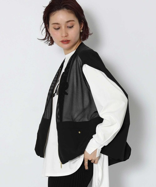 メッシュバルーンジレ(ブラック)