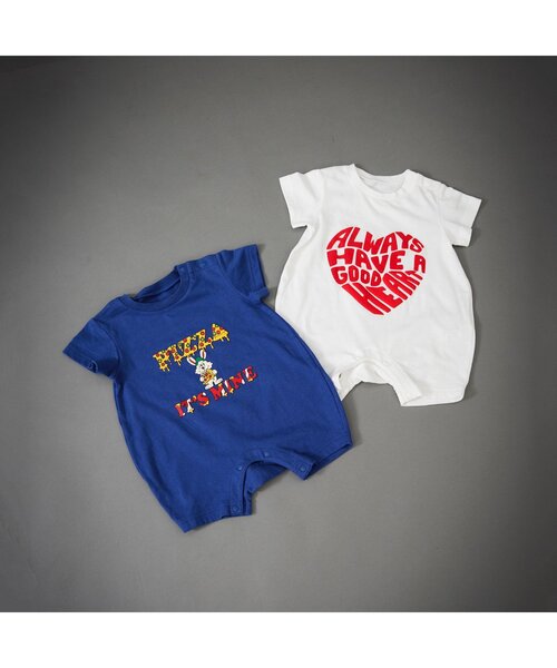 BREEZE(ブリーズ)の「【リンク】【B NEW JACK】10柄Tシャツロンパス(ロンパース・キッズ・ホワイト/ブルー・70/80)」の12枚目の写真