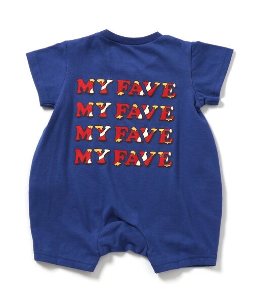 BREEZE(ブリーズ)の「【リンク】【B NEW JACK】10柄Tシャツロンパス(ロンパース・キッズ・ホワイト/ブルー・70/80)」の5枚目の写真