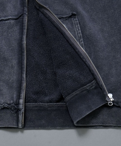 StartingOver ワンポイント刺繍 ノースリーブ パーカー セットアップ セール】one point sleeveless zip hoodie/ワンポイント刺繍