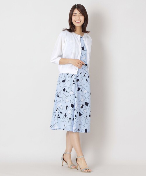 TO BE CHIC(トゥー ビー シック)の「セイルプリント ワンピース(ワンピース・レディース・ブルー/ダークネイビー・40/42)」の4枚目の写真