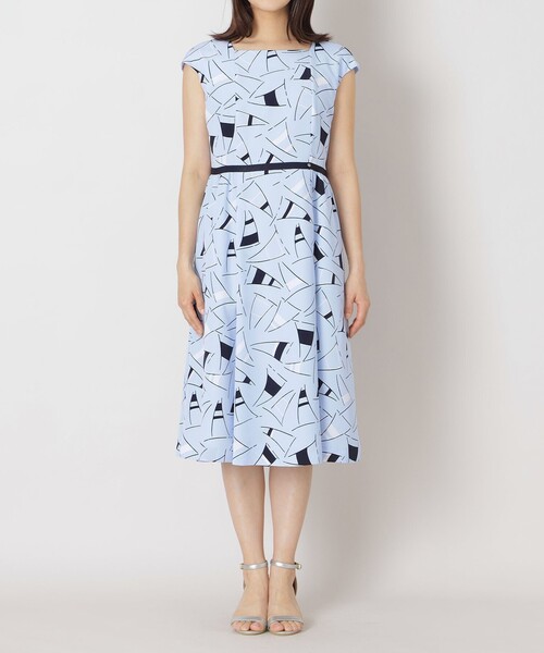 TO BE CHIC(トゥー ビー シック)の「セイルプリント ワンピース(ワンピース・レディース・ブルー/ダークネイビー・40/42)」の6枚目の写真
